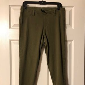 Army green jeggings